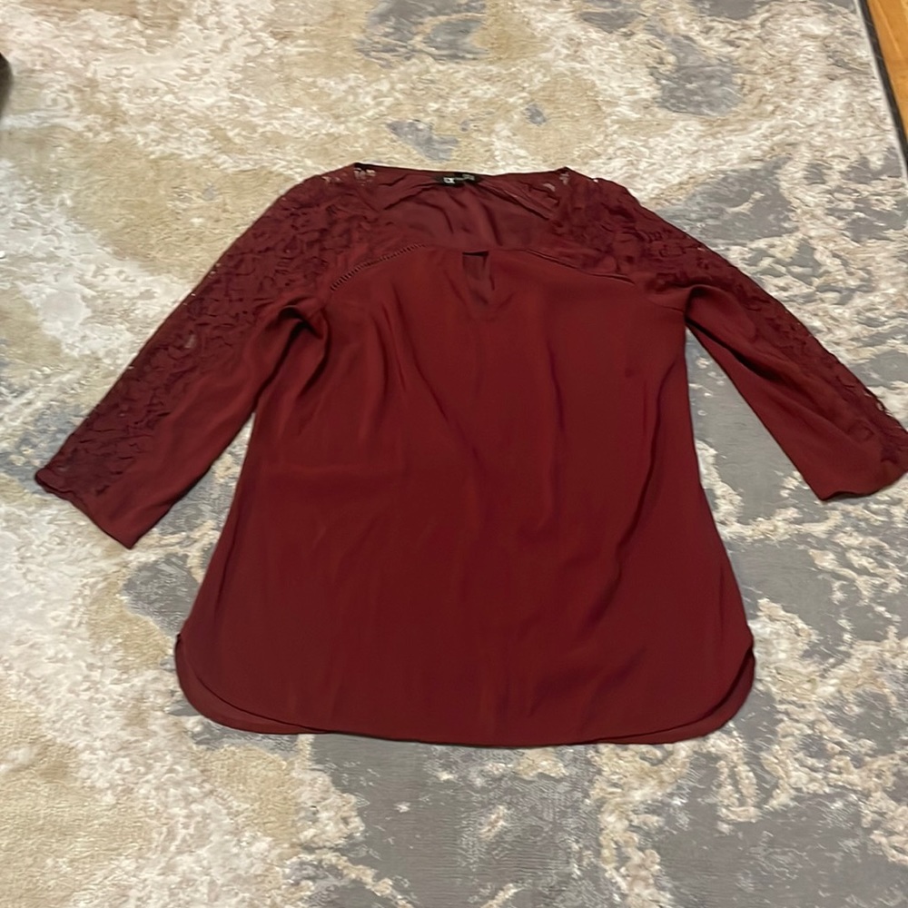 Express maroon blouse